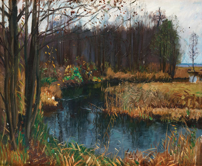 by the riverside